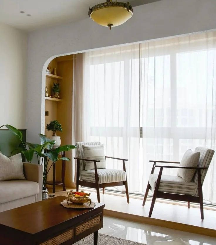 A home of soft openings, detail 1