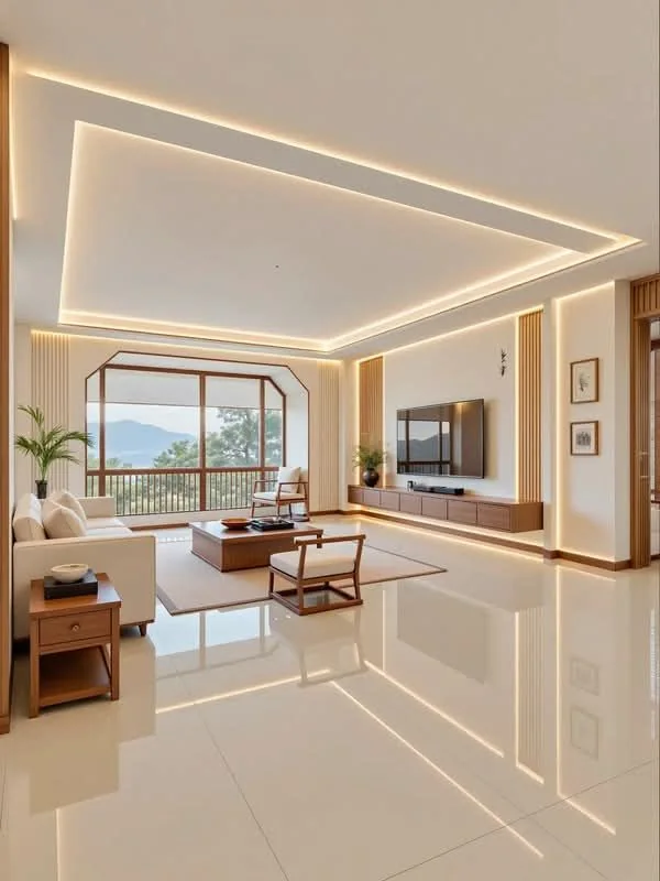 A home of soft openings, main view